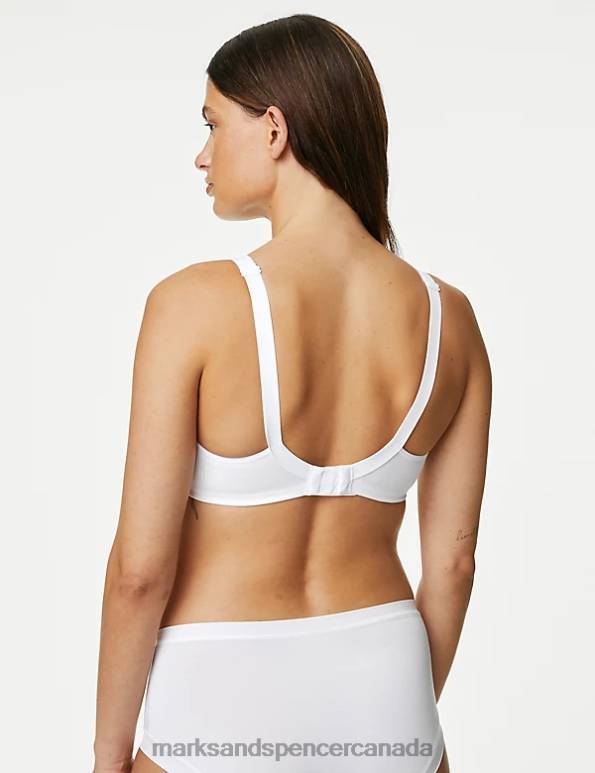Marks and Spencer sale - Unisex White Clothing Marks & Spencer Total Support Embroidered Full Cup Bra 20VTD3753