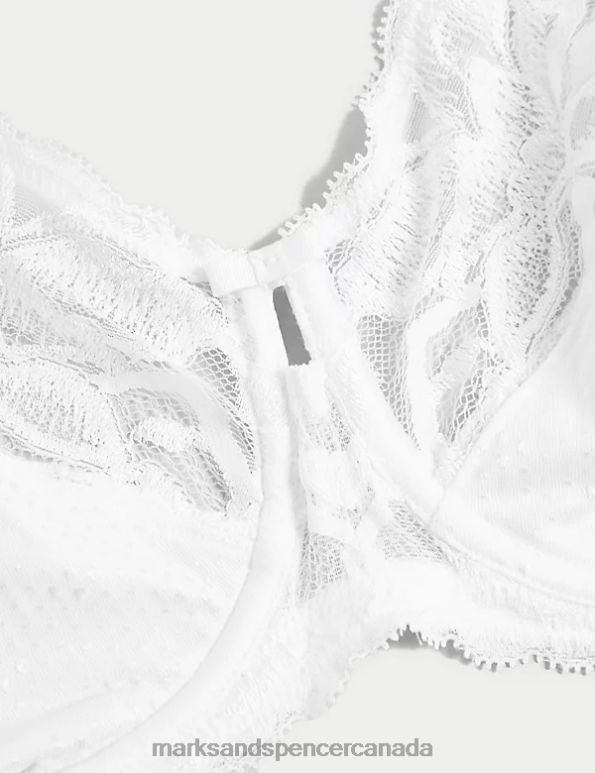 Unisex White Clothing Marks & Spencer Wild Blooms Wired Full Cup Bra 20VTD4083 - Marks and Spencer online