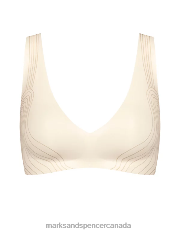Unisex White Clothing Marks & Spencer Zero Feel 2.0 Non Padded Non Wired Bralette 20VTD4836 - Marks and Spencer Canada locations