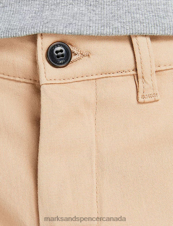Unisex Beige Mix Clothing Marks & Spencer Slim Fit Chinos 20VTD7084 - Marks and Spencer Canada locations