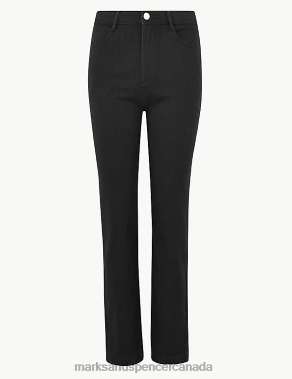 Unisex Black Clothing Marks & Spencer Roma Straight Leg Jeans 20VTD3273 - Marks and Spencer Canada locations