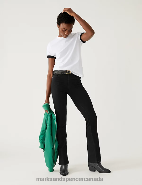 Unisex Black Mix Clothing Marks & Spencer Eva Bootcut Jeans 20VTD862 - Marks and Spencer online