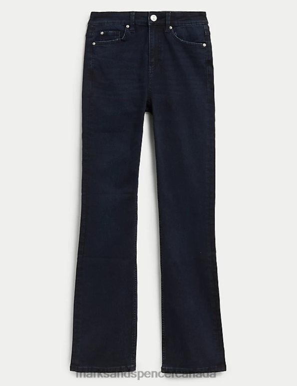 Unisex Blue/Black Clothing Marks & Spencer Eva Bootcut Jeans 20VTD864 - Marks and Spencer outlet