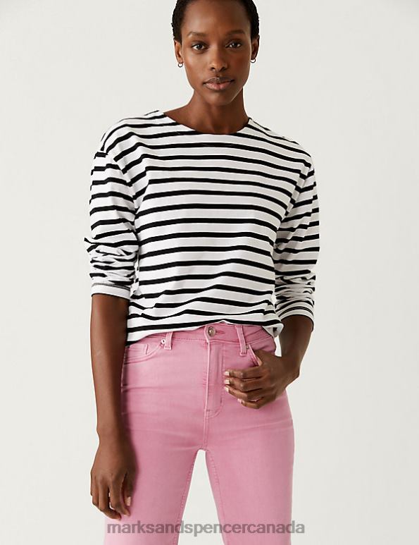 Marks and Spencer near me - Unisex Petal Pink Clothing Marks & Spencer Harper Straight Leg Ankle Grazer Jeans 20VTD2965