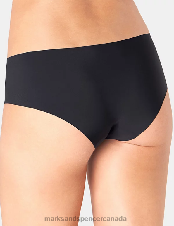 Unisex Black Clothing Marks & Spencer Zero Feel Hipster Low Rise Knickers 20VTD4244 - Marks and Spencer outlet