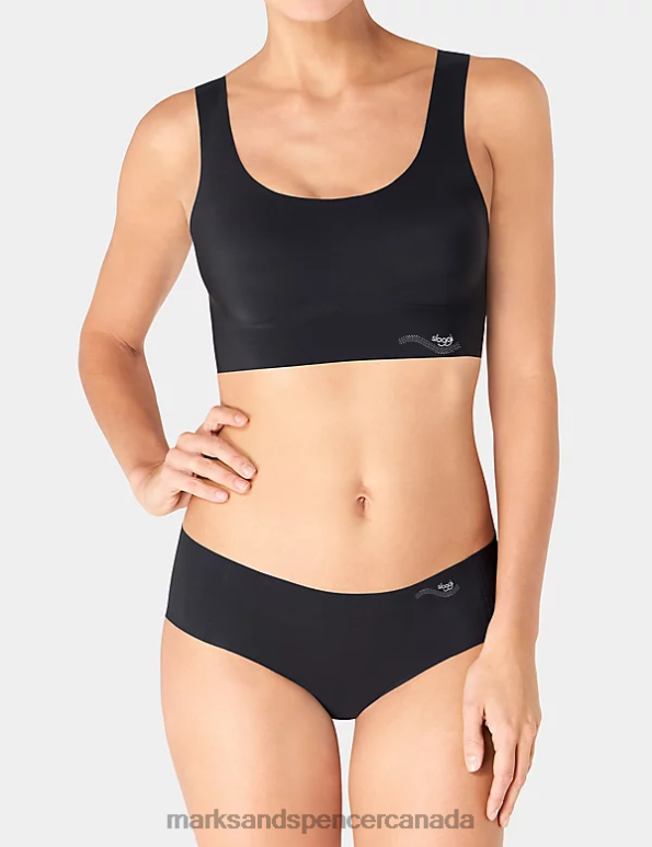 Unisex Black Clothing Marks & Spencer Zero Feel Hipster Low Rise Knickers 20VTD4244 - Marks and Spencer outlet