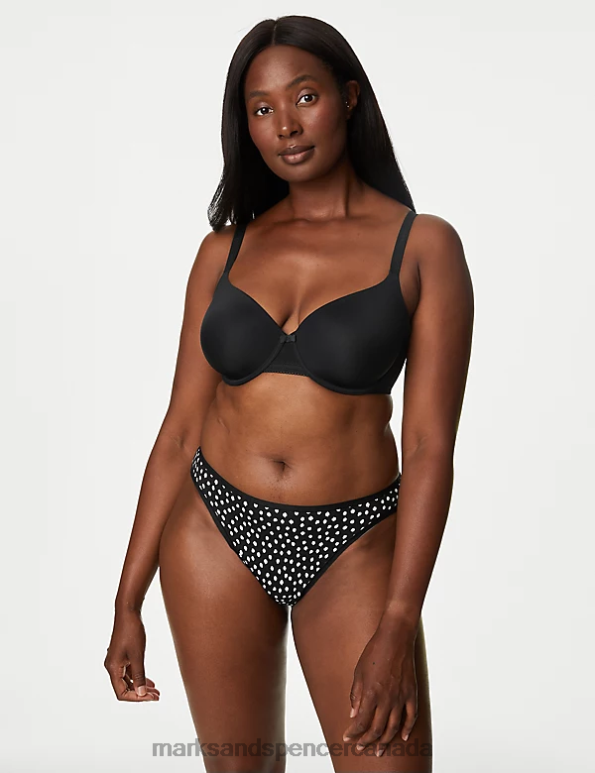 Unisex Black Mix Clothing Marks & Spencer 3pk Heavy Absorbency High Leg Period Knickers 20VTD4419 - Marks and Spencer online