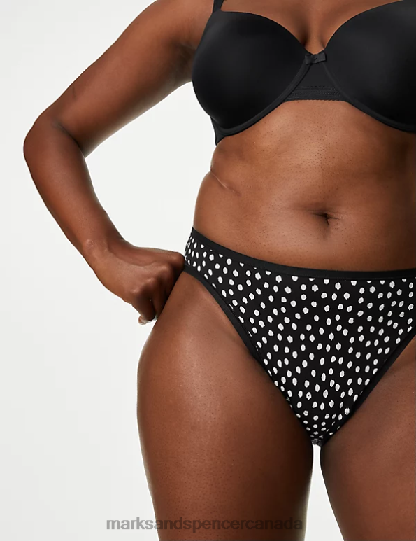 Unisex Black Mix Clothing Marks & Spencer 3pk Heavy Absorbency High Leg Period Knickers 20VTD4419 - Marks and Spencer online