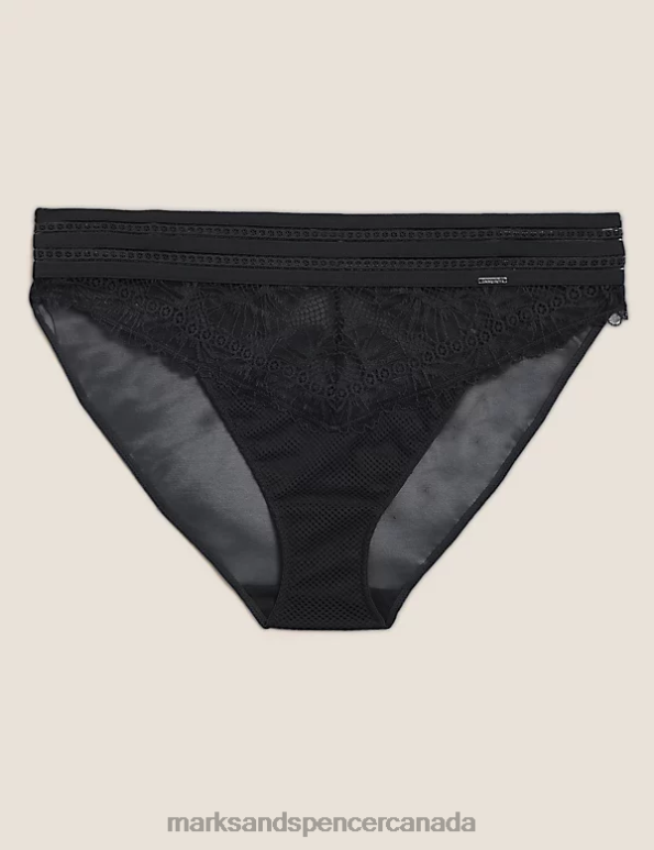 Marks and Spencer sale - Unisex Charcoal Clothing Marks & Spencer Marseilles High Waisted High Leg Knickers 20VTD4543