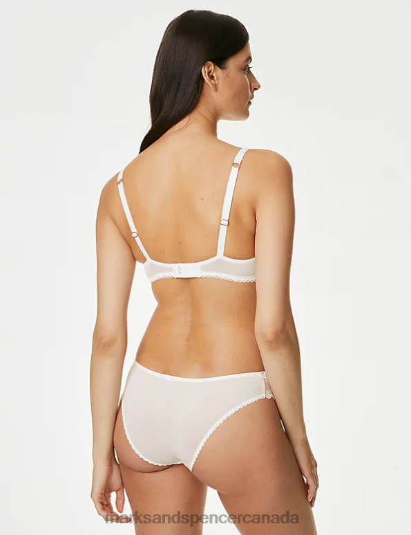Marks and Spencer sale - Unisex Ivory Mix Clothing Marks & Spencer Ammi Brazilian Knickers With Cotton 20VTD3882