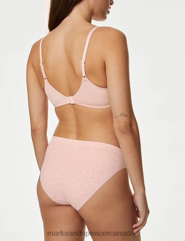 Marks and Spencer sale - Unisex Light Pink Mix Clothing Marks & Spencer 3pk High Leg Seamless Knickers 20VTD4440