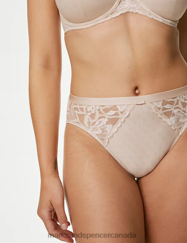 Unisex Opaline Clothing Marks & Spencer 3pk Wildblooms High Leg Knickers 20VTD4013 - Marks and Spencer Canada locations