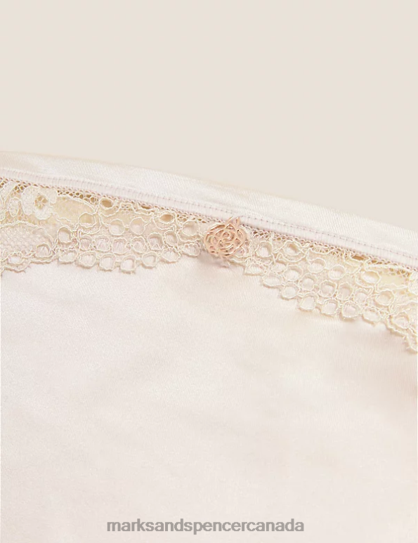 Marks and Spencer near me - Unisex Pale Opaline Clothing Marks & Spencer Smoothing No VPL Brazilian Knickers 20VTD4005