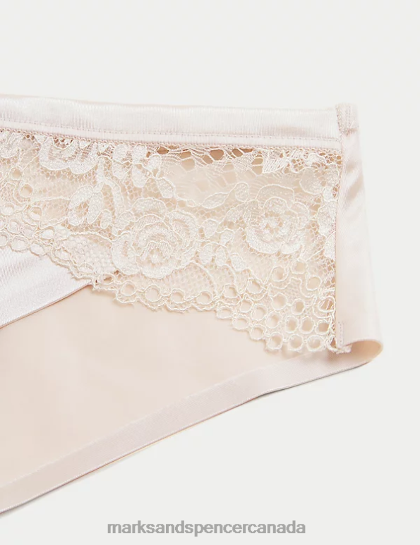 Marks and Spencer near me - Unisex Pale Opaline Clothing Marks & Spencer Smoothing No VPL Brazilian Knickers 20VTD4005