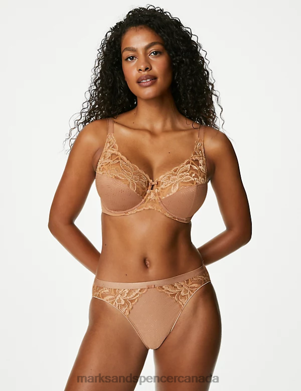 Marks and Spencer Canada - Unisex Rich Amber Clothing Marks & Spencer 3pk Wildblooms High Leg Knickers 20VTD4015