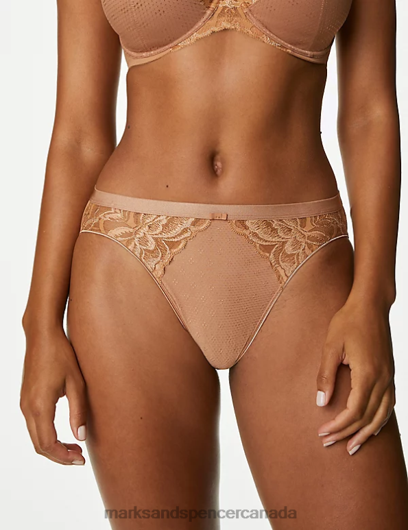 Marks and Spencer Canada - Unisex Rich Amber Clothing Marks & Spencer 3pk Wildblooms High Leg Knickers 20VTD4015
