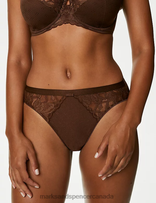 Marks and Spencer near me - Unisex Rich Quartz Clothing Marks & Spencer 3pk Wildblooms High Leg Knickers 20VTD4016