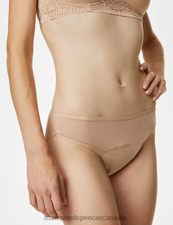 Unisex Rose Quartz Clothing Marks & Spencer 3pk Heavy Absorbency Period Bikini Knickers 20VTD4432 - Marks and Spencer Canada locations