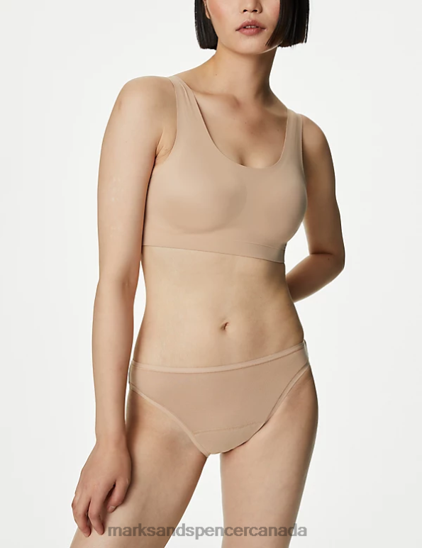 Unisex Rose Quartz Clothing Marks & Spencer 3pk Heavy Absorbency Period High Leg Knickers 20VTD4460 - Marks and Spencer outlet