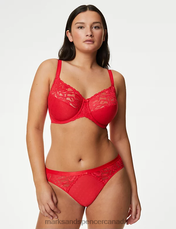 Marks and Spencer sale - Unisex Scarlet Clothing Marks & Spencer 3pk Wildblooms High Leg Knickers 20VTD4017