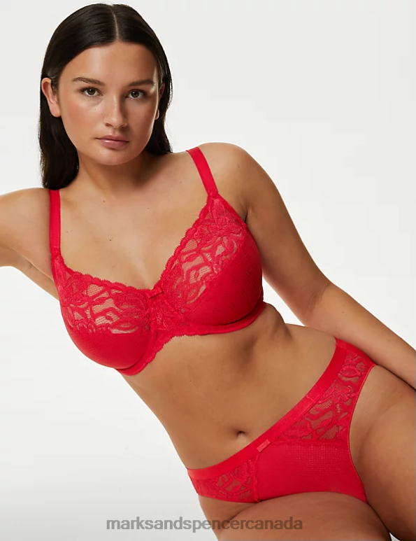 Marks and Spencer sale - Unisex Scarlet Clothing Marks & Spencer 3pk Wildblooms High Leg Knickers 20VTD4017