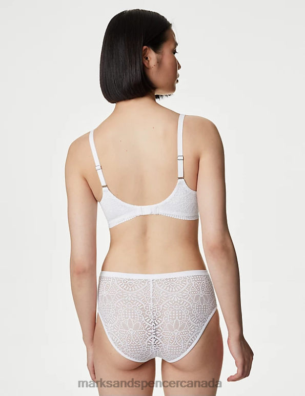 Unisex White Clothing Marks & Spencer 3pk Body Soft High Waisted Brazilian Knickers 20VTD4787 - Marks and Spencer outlet