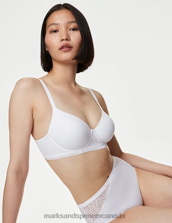 Unisex White Clothing Marks & Spencer 3pk Body Soft High Waisted Brazilian Knickers 20VTD4787 - Marks and Spencer outlet