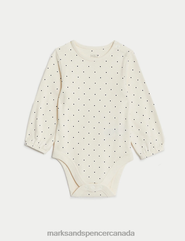 Unisex Denim Clothing Marks & Spencer 3pc Cotton Rich Spot Outfit 20VTD7708 - Marks and Spencer Canada locations