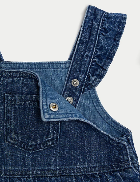 Unisex Denim Clothing Marks & Spencer 3pc Cotton Rich Spot Outfit 20VTD7708 - Marks and Spencer Canada locations