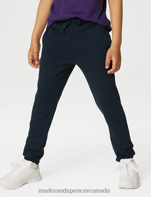 Unisex Navy Clothing Marks & Spencer 2pk Regular Fit School Joggers 20VTD3590 - Marks and Spencer Canada locations