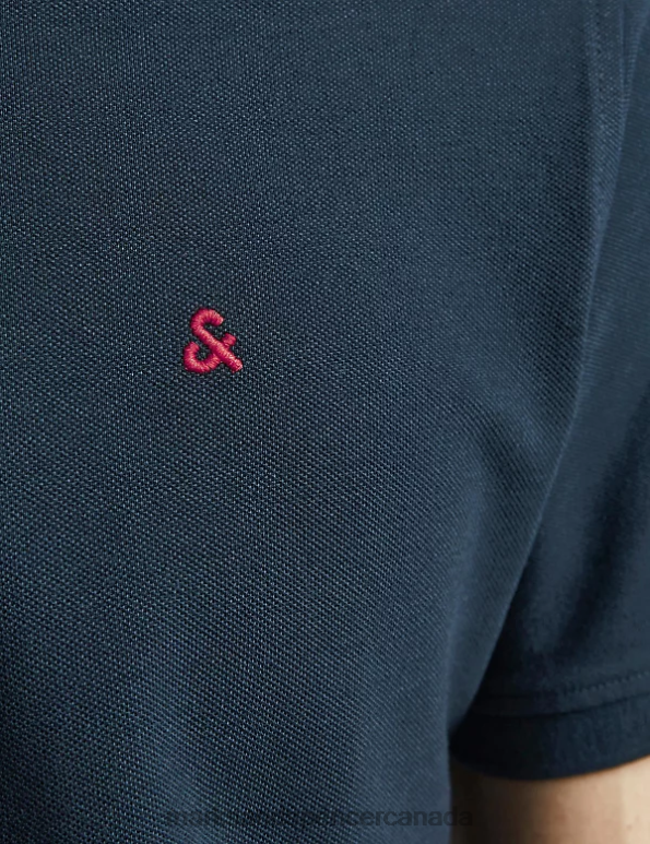 Marks and Spencer Canada - Unisex Navy Mix Clothing Marks & Spencer Pure Cotton Polo Shirt 20VTD5275