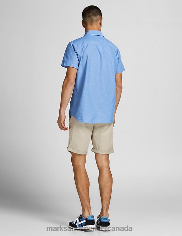 Unisex Beige Clothing Marks & Spencer Regular Fit Chino Shorts 20VTD6690 - Marks and Spencer outlet