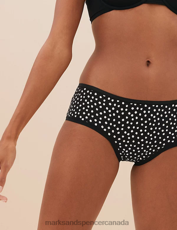 Unisex Black Mix Clothing Marks & Spencer 3pk Heavy Absorbency Period Low Rise Shorts 20VTD3961 - Marks and Spencer outlet