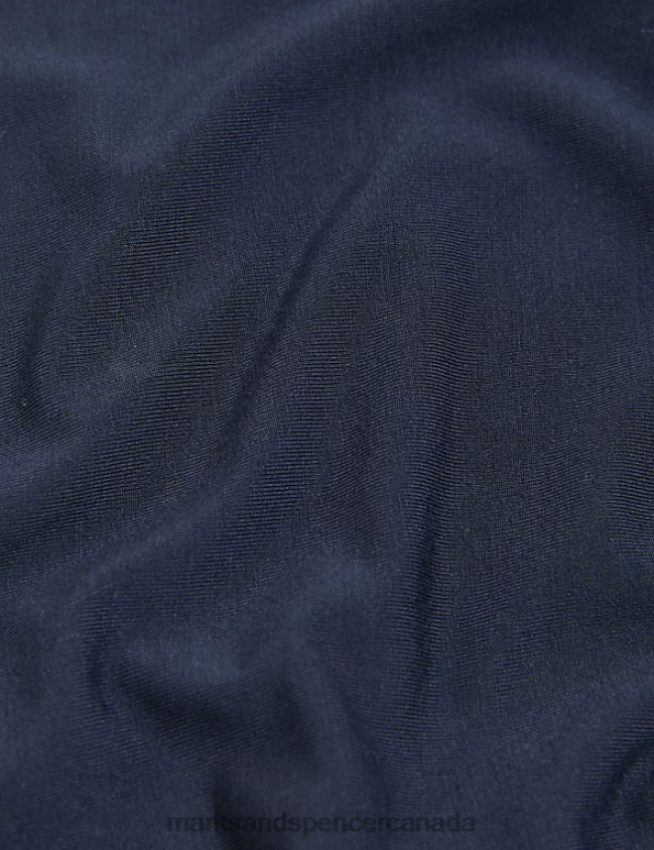 Marks and Spencer near me - Unisex Navy Clothing Marks & Spencer Flexifit High Rise Sleep Knicker Shorts 20VTD4023