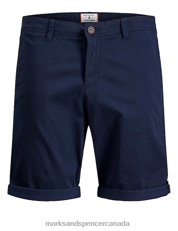 Unisex Navy Clothing Marks & Spencer Regular Fit Chino Shorts 20VTD6689 - Marks and Spencer Canada locations