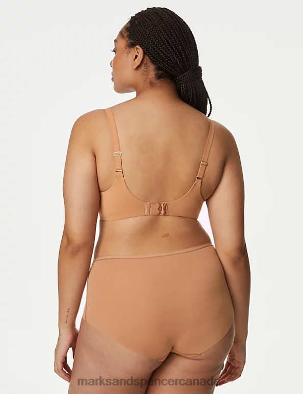 Unisex Rich Amber Clothing Marks & Spencer 3pk Flexifit No VPL High Rise Shorts 20VTD3926 - Marks and Spencer outlet