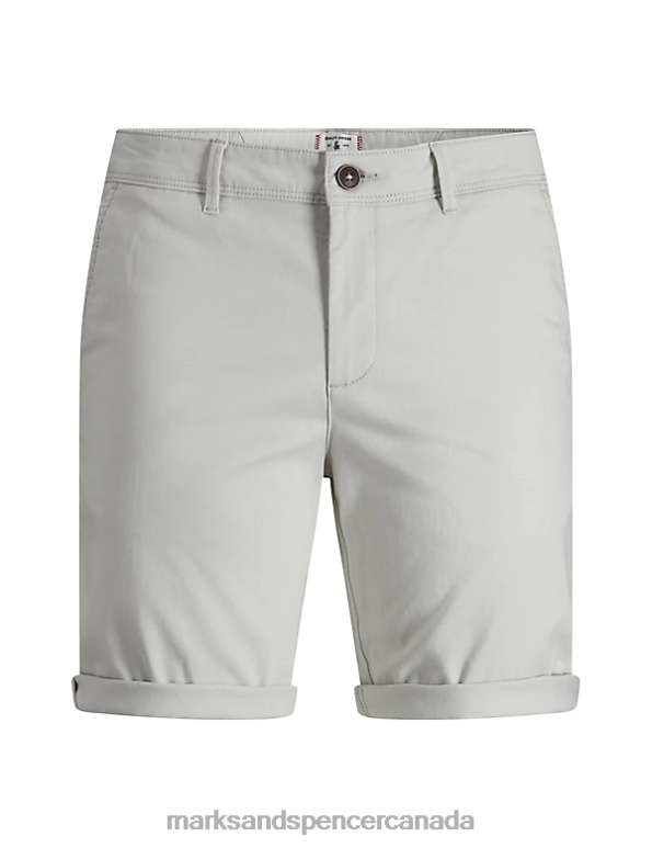 Marks and Spencer near me - Unisex Sage Clothing Marks & Spencer Regular Fit Chino Shorts 20VTD6692