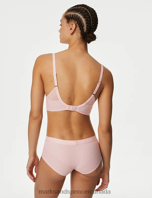 Unisex Soft Pink Clothing Marks & Spencer 3pk Body Define Low Rise Shorts 20VTD4333 - Marks and Spencer online