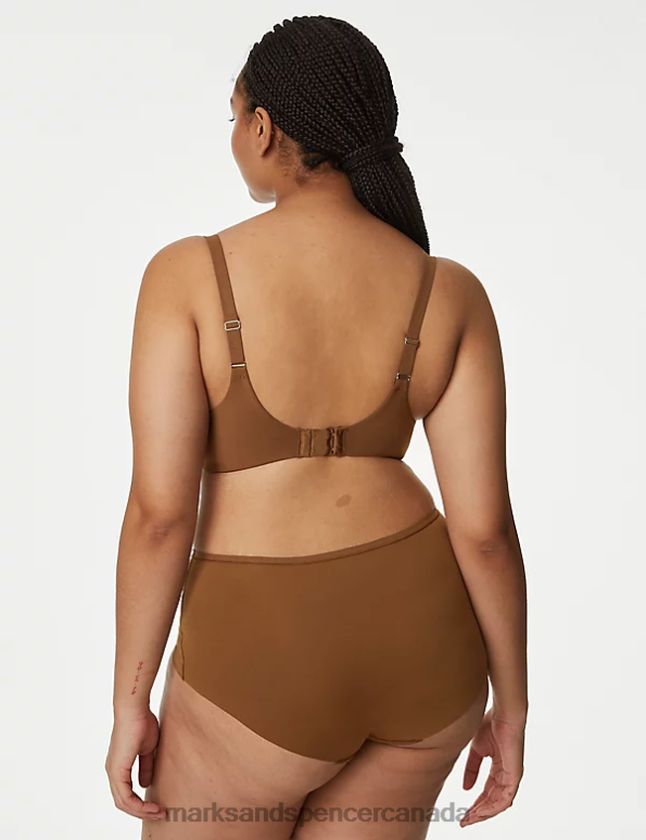 Marks and Spencer Canada - Unisex Topaz Clothing Marks & Spencer 3pk Flexifit No VPL High Rise Shorts 20VTD3927