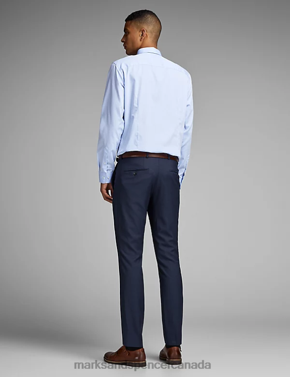Unisex Navy Clothing Marks & Spencer Tailored Fit Trousers 20VTD6215 - Marks and Spencer Canada locations