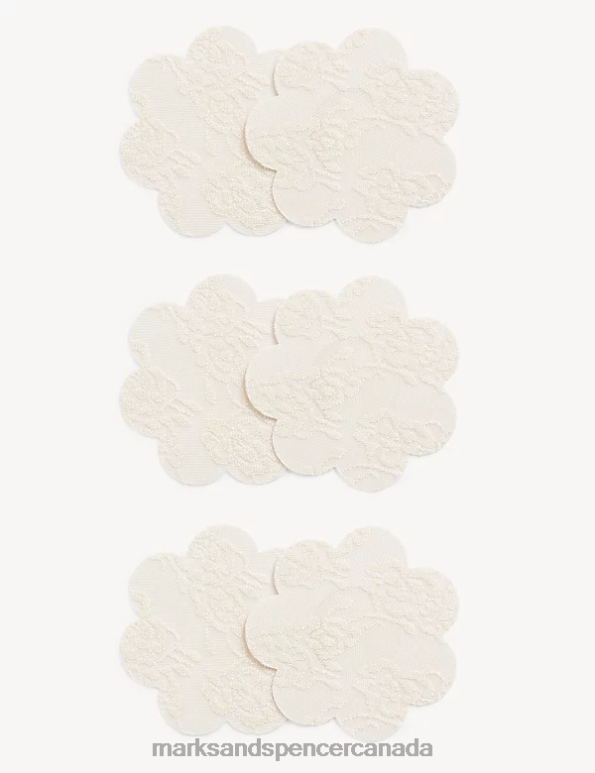 Unisex Clear Lingerie Marks & Spencer 3pk Floral Nipple Covers 20VTD4340 - Marks and Spencer Canada locations