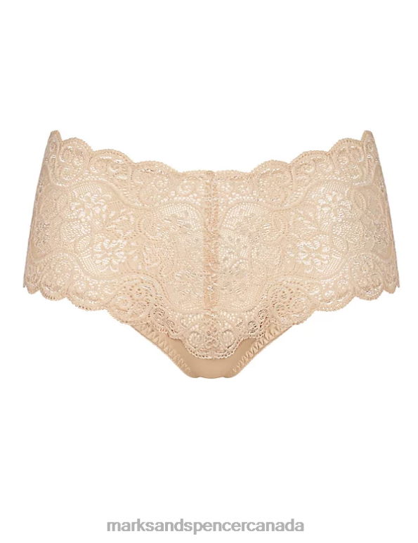 Marks and Spencer sale - Unisex Biscuit Lingerie Marks & Spencer Amourette 300 All Over Lace Full Briefs 20VTD4628