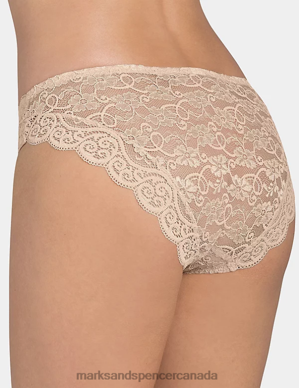Unisex Biscuit Lingerie Marks & Spencer Amourette 300 Magic Wire Tai Briefs 20VTD4694 - Marks and Spencer outlet