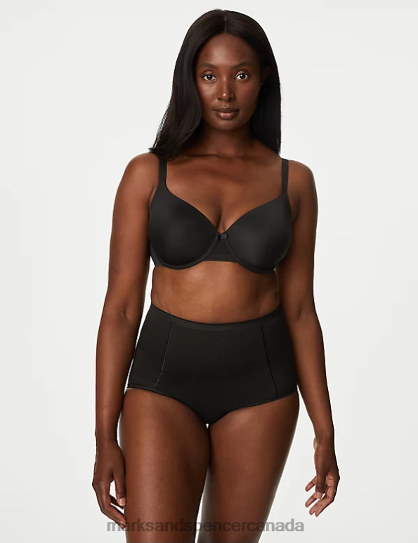 Marks and Spencer sale - Unisex Black Lingerie Marks & Spencer 2pk Firm Control Full Briefs 20VTD4120