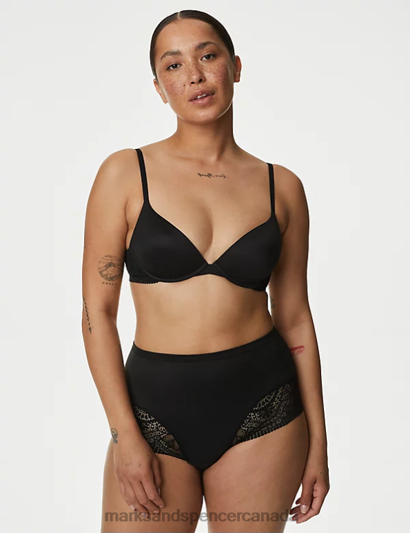 Unisex Black Lingerie Marks & Spencer 3pk Body Soft Full Briefs 20VTD4289 - Marks and Spencer outlet