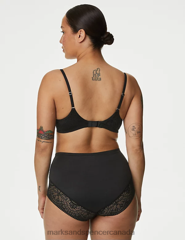 Unisex Black Lingerie Marks & Spencer 3pk Body Soft Full Briefs 20VTD4289 - Marks and Spencer outlet