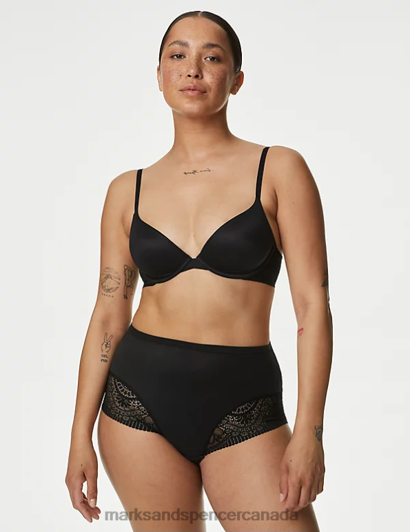 Unisex Black Lingerie Marks & Spencer 3pk Body Soft Full Briefs 20VTD4289 - Marks and Spencer outlet