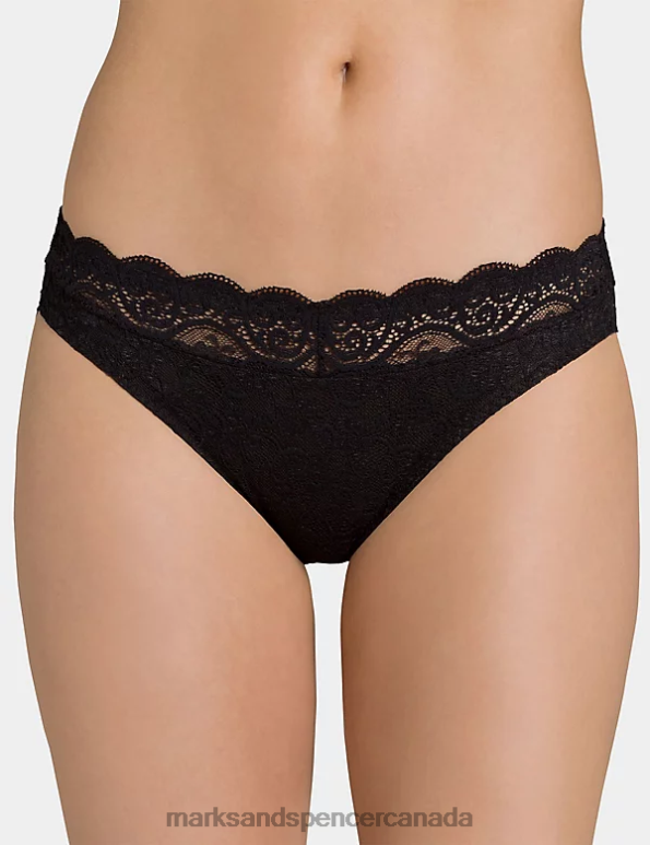 Unisex Black Lingerie Marks & Spencer Amourette 300 Magic Wire Tai Briefs 20VTD4693 - Marks and Spencer Canada locations