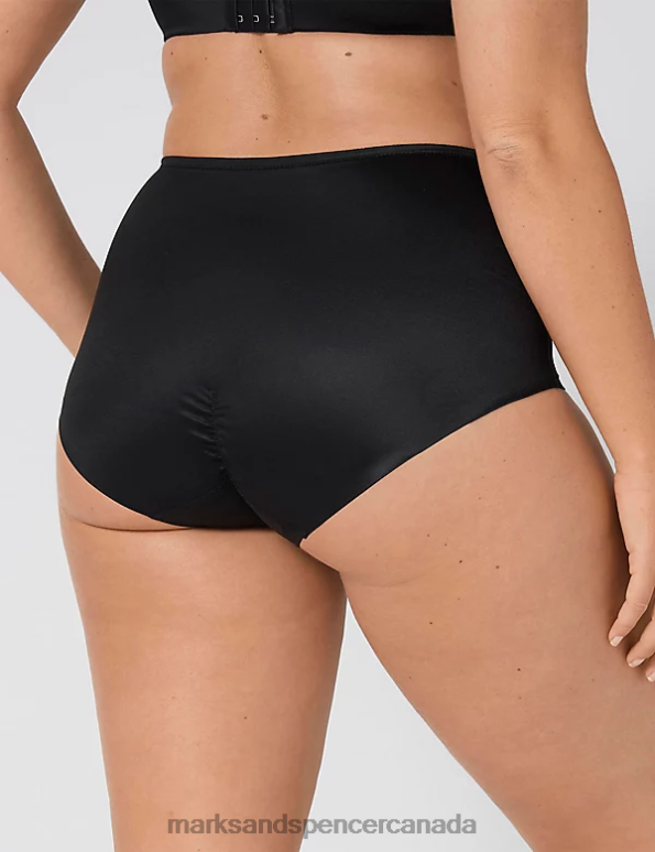Marks and Spencer Canada - Unisex Black Lingerie Marks & Spencer True Shape Sensation Maxi Full Briefs 20VTD4384