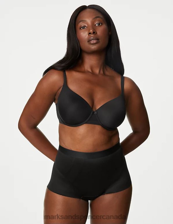 Unisex Black Lingerie Marks & Spencer Tummy Control Magicwear Full Briefs 20VTD3843 - Marks and Spencer Canada locations